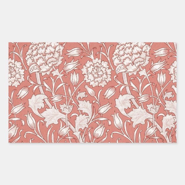 William Morris Wild Tulip Classic Victorian Design Sticker (Front)