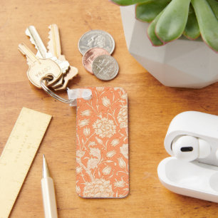 William Morris Wild Tulip famous pattern Keychain