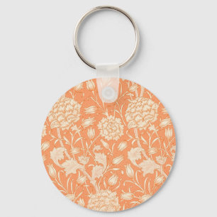 William Morris Wild Tulip famous pattern Keychain