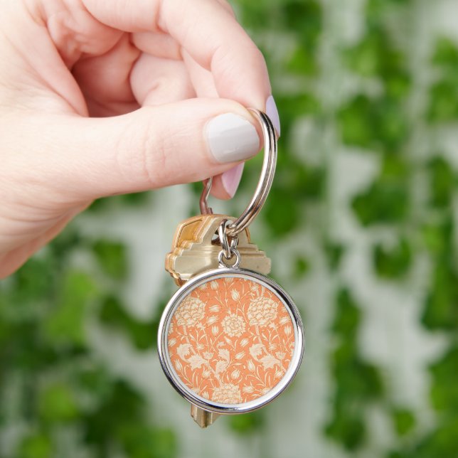 William Morris Wild Tulip famous pattern Keychain (Hand)