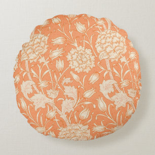 William Morris Wild Tulip famous pattern Round Pillow