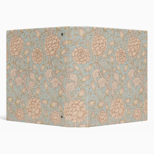 William Morris Wild Tulip Flower Floral Design Binder