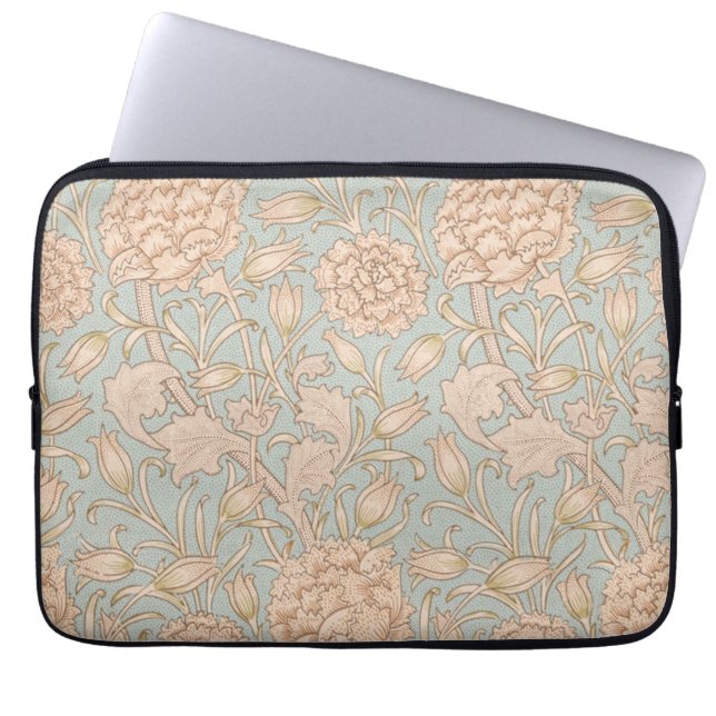 William Morris Wild Tulip Flower Floral Design Laptop Sleeve (Front)