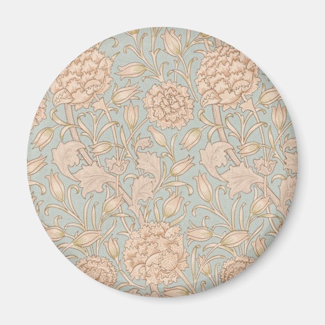 William Morris Wild Tulip Flower Floral Design Magnet (Front)
