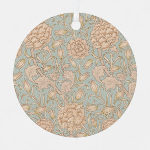 William Morris Wild Tulip Flower Floral Design Metal Ornament