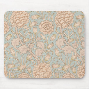 William Morris Wild Tulip Flower Floral Design Mouse Pad