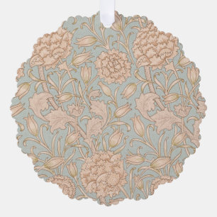 William Morris Wild Tulip Flower Floral Design Ornament Card