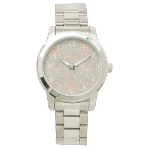 William Morris Wild Tulip Flower Floral Design Watch