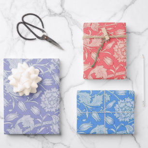 William Morris - Wild Tulips Floral Patterns Wrapping Paper Sheet