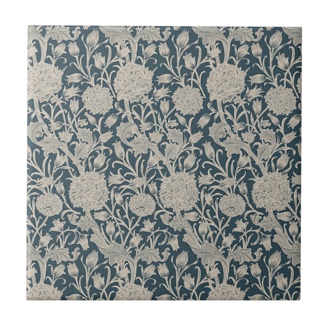 William * Morris  Wild Tulips Vintage Tile (Front)