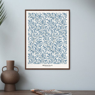 William Morris Willow Bough Blue Art Exhibit Print