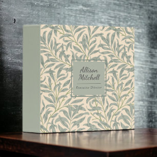 William Morris Willow Bough Elegant Botanical Binder