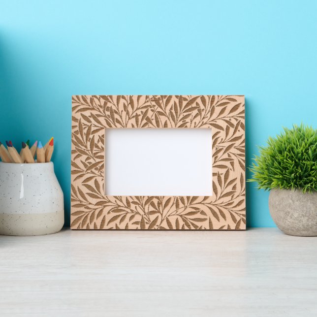 William Morris Willow Bough Garden Flower Classic Etched Frames (Front)