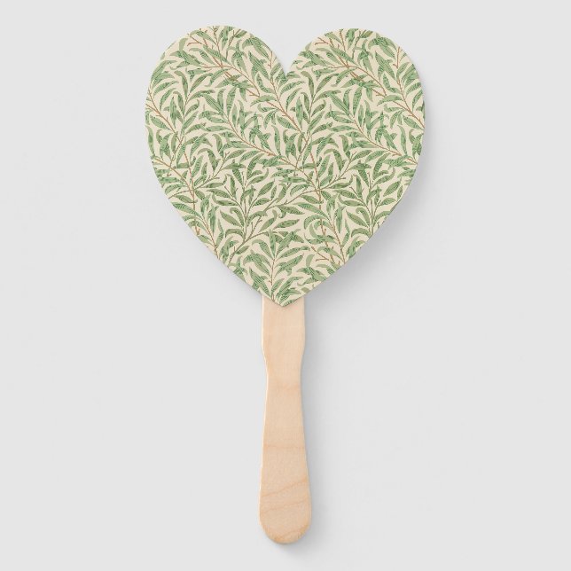 William Morris Willow Bough Garden Flower Classic Hand Fan (Front)