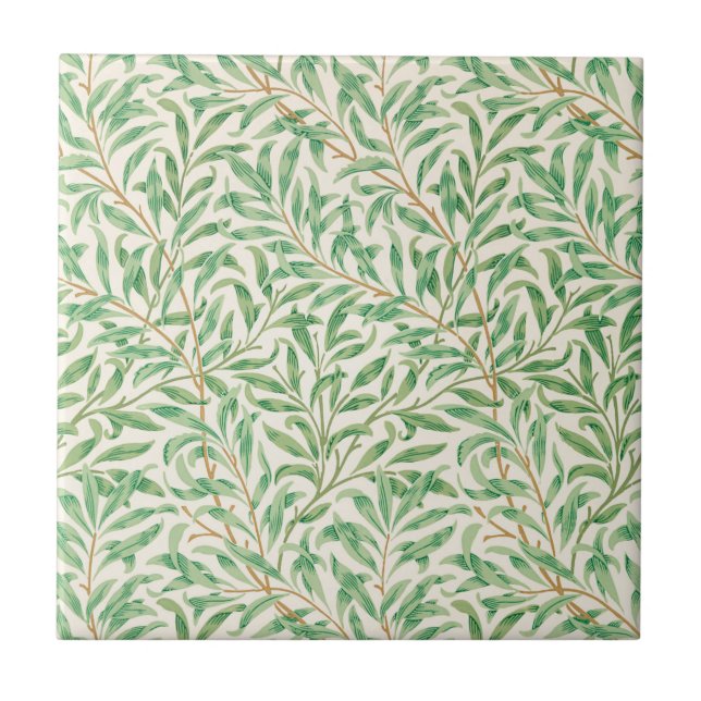 William Morris. Willow Bough. Tile (Front)
