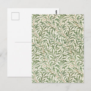 William Morris Willow Bough Vintage Botanical Postcard