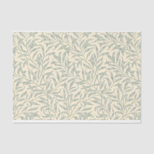 William Morris Willow Branches Design Tissue Paper (Front)