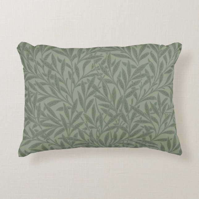 William Morris Willow Flower Classic Accent Pillow (Front)