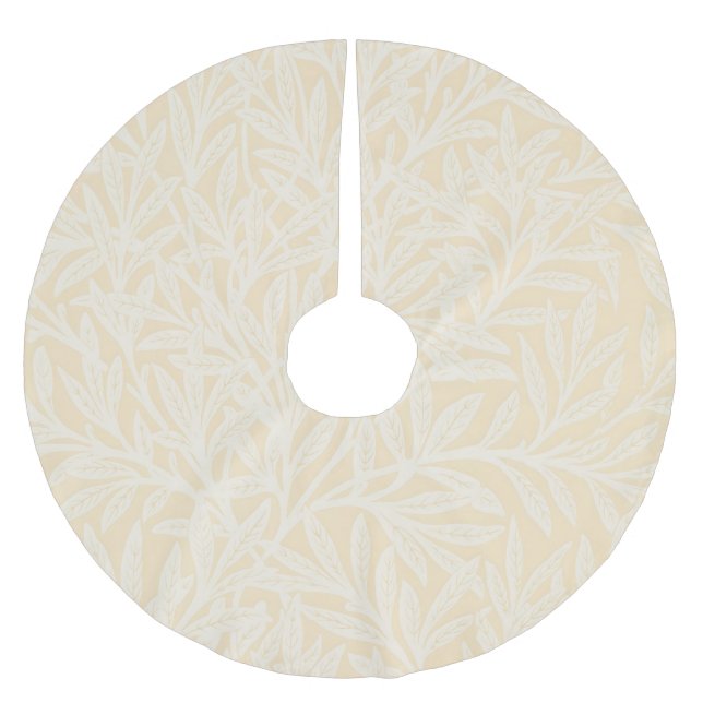 William Morris Willow Flower Classic Brushed Polyester Tree Skirt (Front)