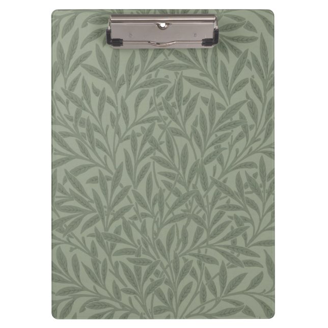 William Morris Willow Flower Classic Clipboard (Front)