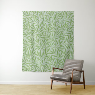 William Morris Willow Flower Classic Green Tapestry