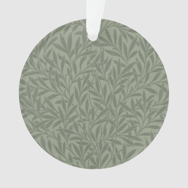 William Morris Willow Flower Classic Ornament (Front)