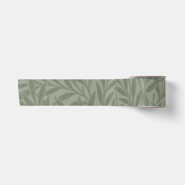 William Morris Willow Flower Classic Satin Ribbon (Front)
