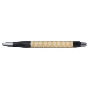 William Morris Willow & Gold Damask Luxury Pen