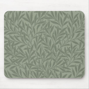 William Morris Willow Pattern Antique Sage Green Mouse Pad