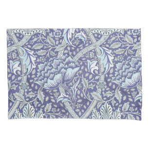 William Morris Windrush Blue Pattern Floral Pillowcase