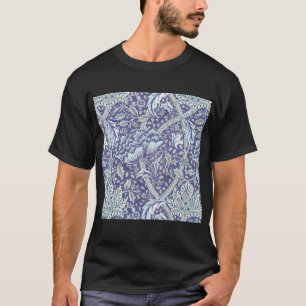William Morris Windrush Blue Pattern Floral T-Shirt