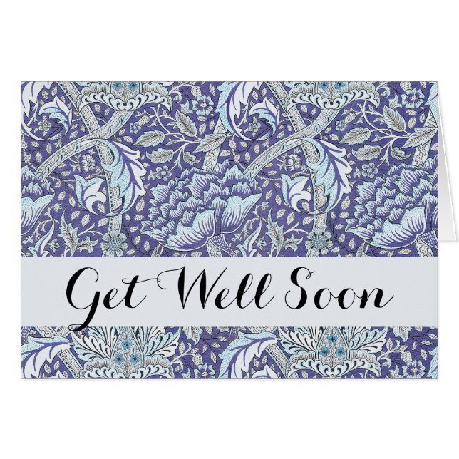 William Morris Windrush fleurs bleues (Devant horizontal)