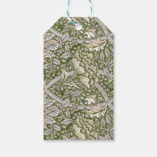 william morris windrush floral flowers classic gift tags