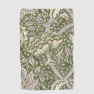 william morris windrush floral flowers classic golf towel