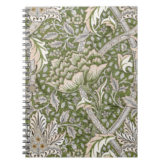 William Morris Windrush floral flowers classic Notebook
