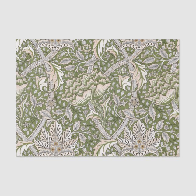 William Morris Windrush floral flowers classic Tissue Paper (Front)