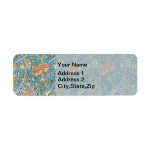 William Morris Windrush Floral Pattern Blue