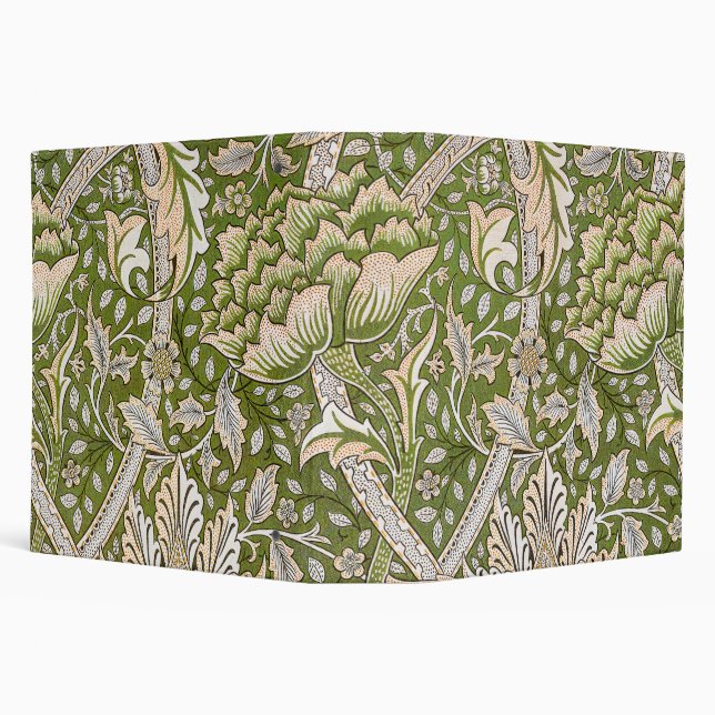 William Morris Windrush Floral Pattern Classic Binder (Background)