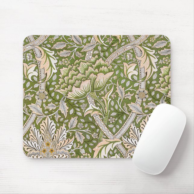 William Morris Windrush Floral Pattern Classic Mouse Pad (With Mouse)