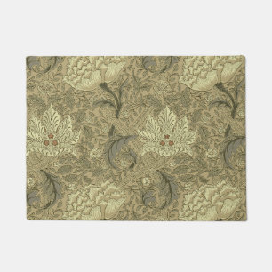 William Morris Windrush Floral Pattern: Vintage Doormat