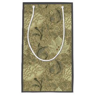 William Morris Windrush Floral Pattern: Vintage Small Gift Bag
