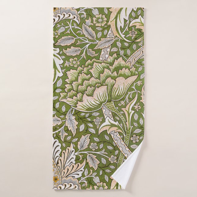 William Morris Windrush Motif Floral Classique (Serviette de bain)