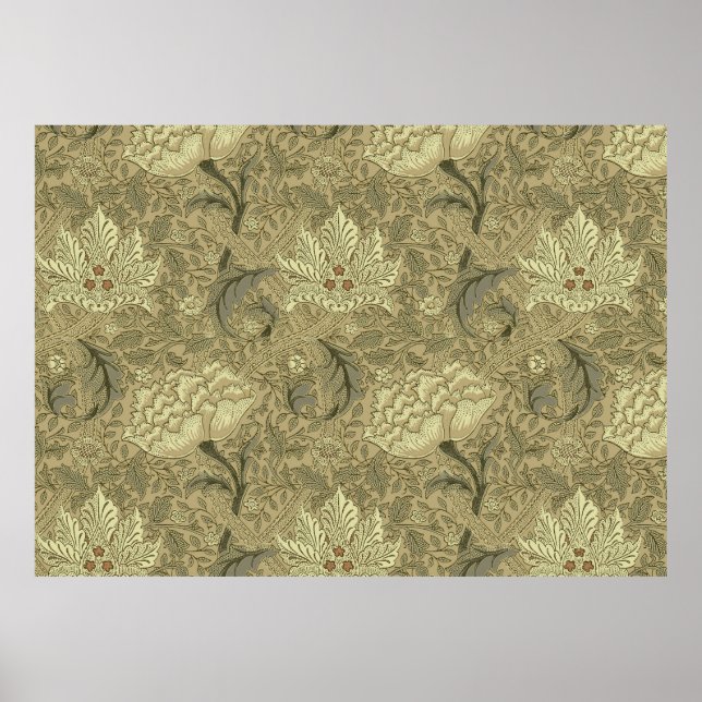 William Morris Windrush Wallpaper Artwork Floral Poster (Front)
