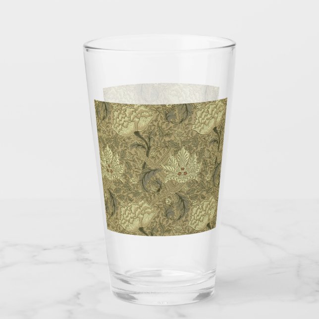 William Morris Windrush Wallpaper Pattern Glass (Front)
