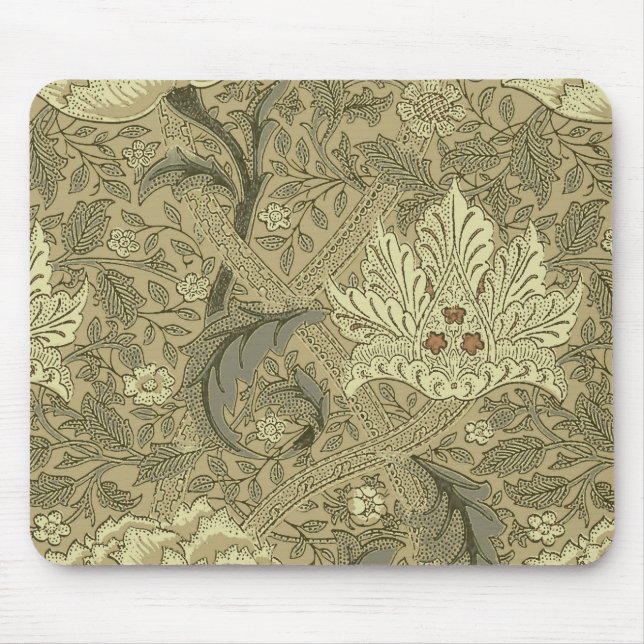 William Morris Windrush Wallpaper Pattern Mouse Pad (Front)