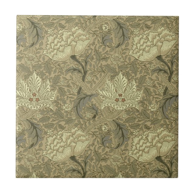 William Morris Windrush Wallpaper Pattern Tile (Front)