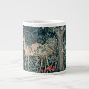 William Morris Woodland Tapestry Deer Stag Large Coffee Mug