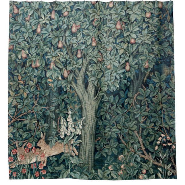 William Morris Woodland Tapestry Rabbits (Front)