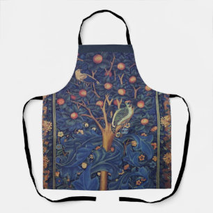William Morris Woodpecker Tapestry Arts & Crafts  Apron
