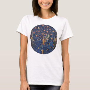 William Morris Woodpecker Tapestry Arts & Crafts T-Shirt